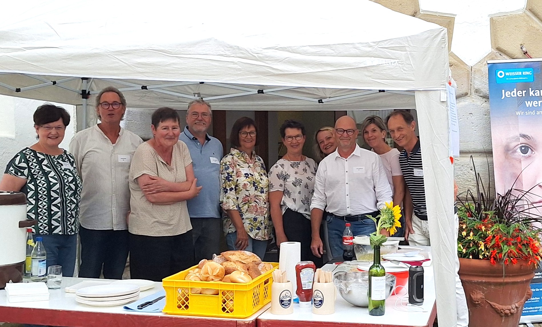 Die ehrenamtlichen Mitarbeiter des Weissen Ring Heilbronn